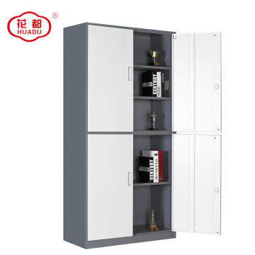 Fadeless multi-function 2 door industrial metal wardrobe